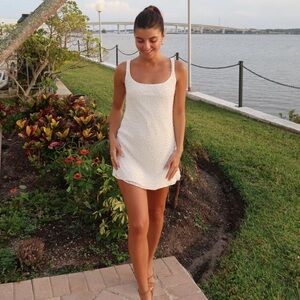 Abercrombie & Fitch White Mini Dress